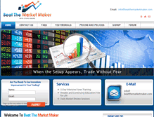 Tablet Screenshot of beatthemarketmaker.net